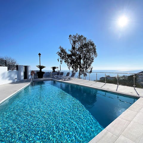 Beat the heat with a dip in the shared pool