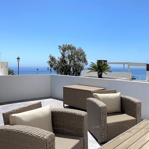 Soak up the morning Andalusian sun with coffees on the terraces