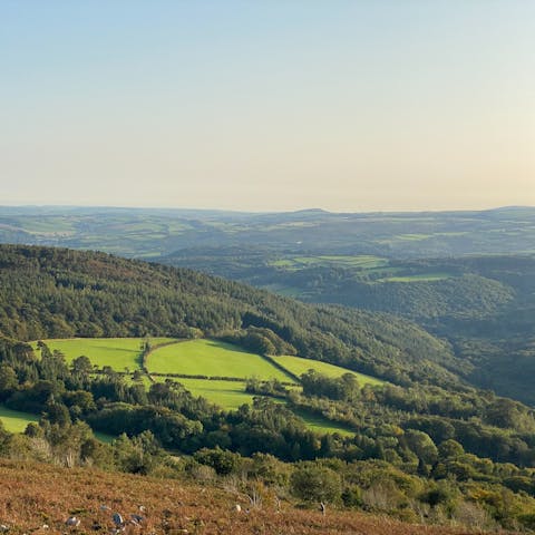 Explore the stunning Dartmoor National Park, just a twelve-minute drive away