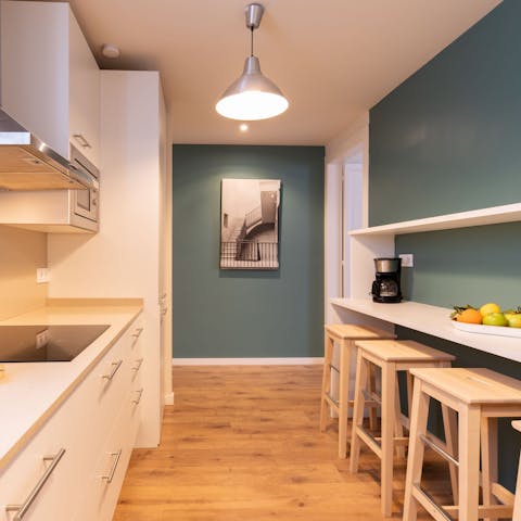 Whip up a Spanish omelette in the kitchen before setting off