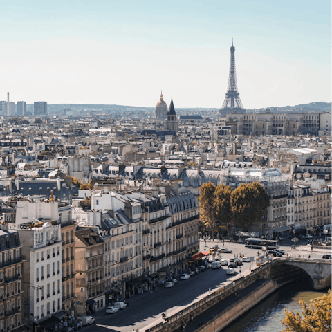 Stay in this excellent area of Paris with plenty of attractions within walking distance
