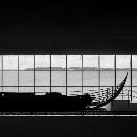 Head to the Viking Ship Museum and learn about Viking boats, around a twenty-minute walk away