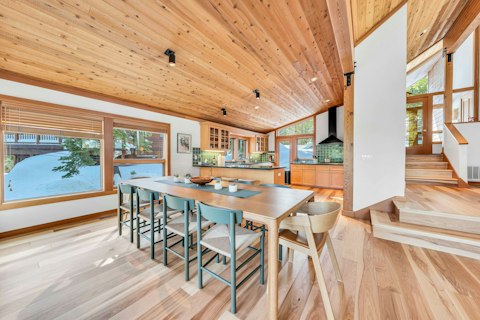 Feed the whole group in a warm, light-filled space