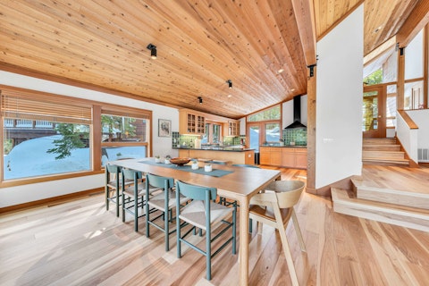 Feed the whole group in a warm, light-filled space