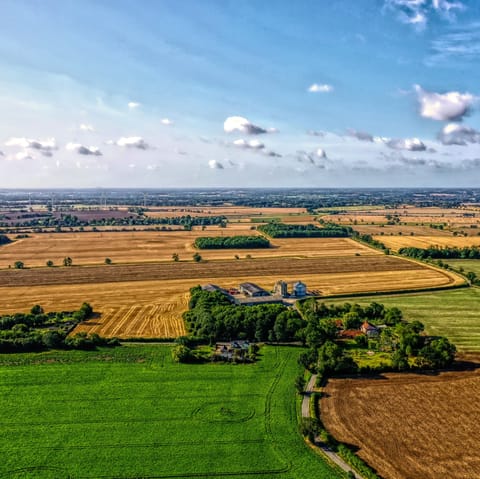 Head and explore the low-lying Suffolk countryside that surrounds the town of Lavenham