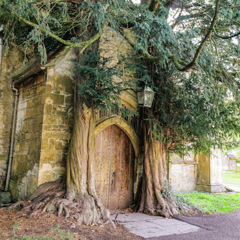Drive thirty minutes north to Stow-on-the-Wold, the highest town in the Cotswolds