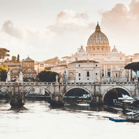 Fall in love with Rome while exploring the historic centre