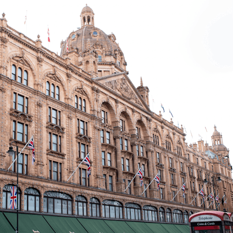 Stay in Knightsbridge, a short walk from Harrods