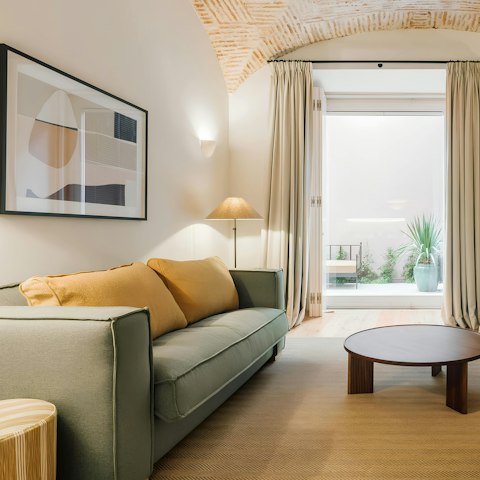 Curl up on the sofa after a busy day of sightseeing