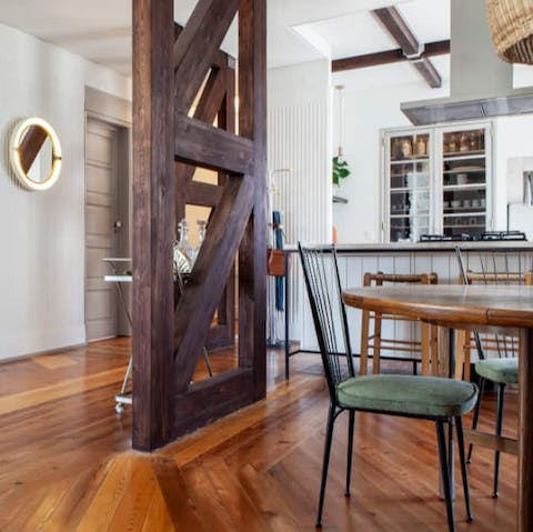 Savour some Portuguese pastries at the dining table