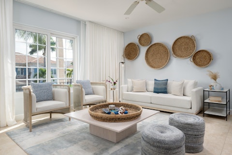 Kick back and relax in the light-filled living space