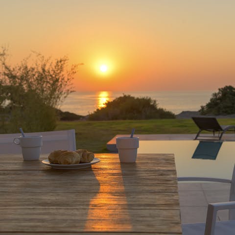 Look forward to beautiful sunsets