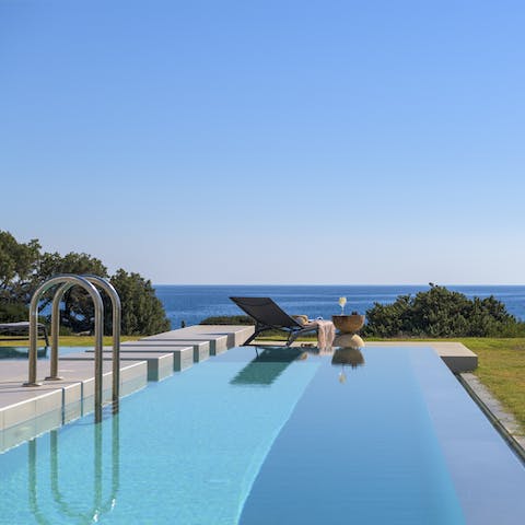 Go for a refreshing dip in the pool