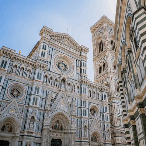 Stay a five minute walk from Florence's stunning cathedral