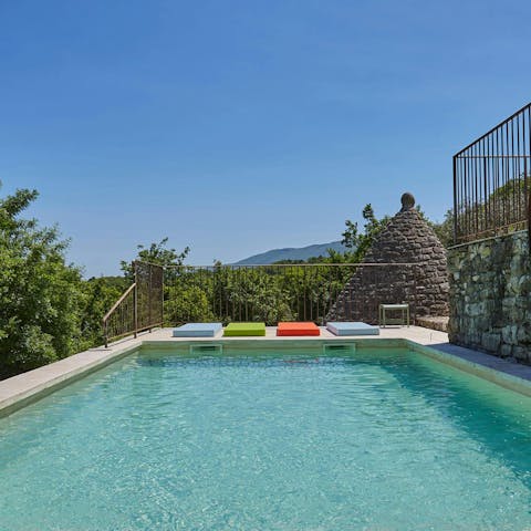 Cool off in the panoramic pool