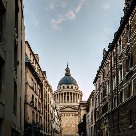 Hop on the nearby metro and pay a visit to the historic Panthéon