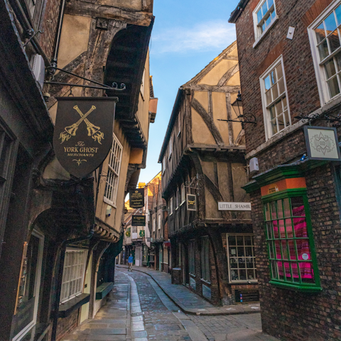 Plan a day trip to nearby historic York