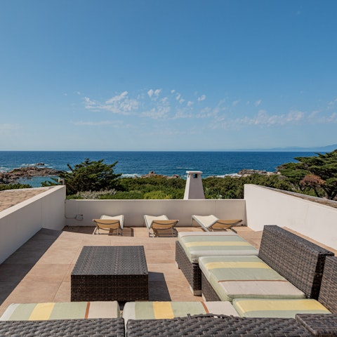 Admire the beautiful Mediterranean Sea views