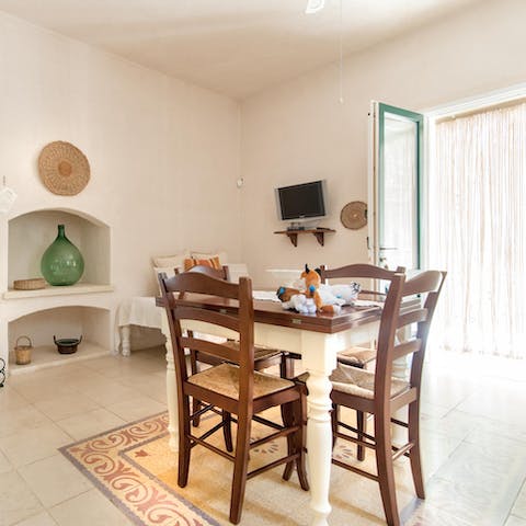 Revel in the rustic charm of this authentic Apulian home