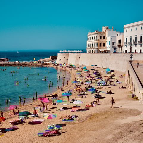 Experience the unique southern Italian charm of nearby Gallipoli