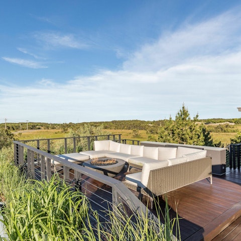 Enjoy plenty of outdoor spaces to relax in