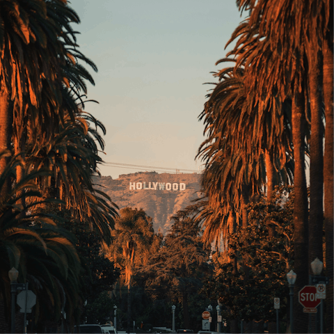 Drive less than fifteen minutes to central Hollywood