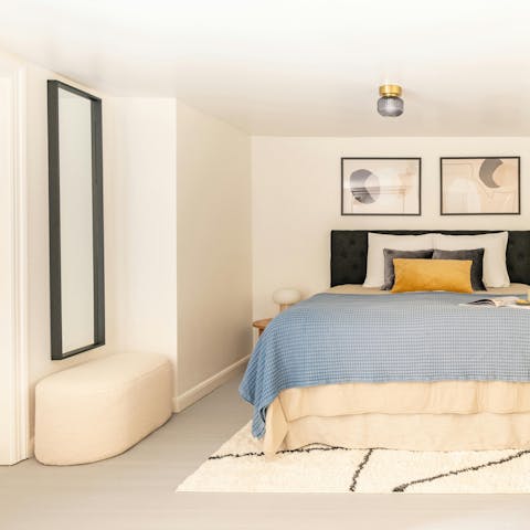 Choose from three equally stylish bedrooms