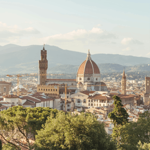 Enjoy a day trip to Florence, 37km away