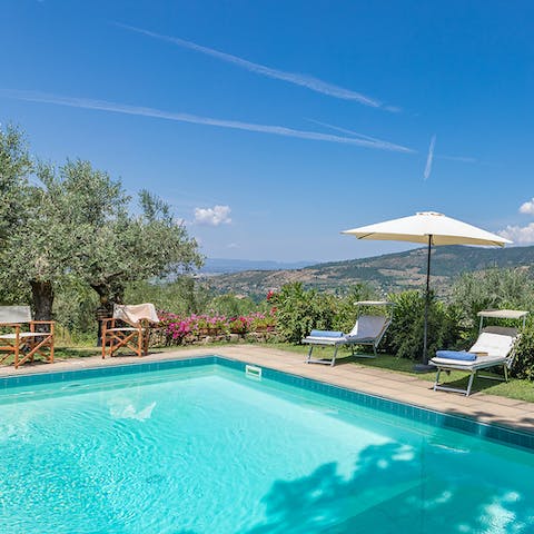 Soak up some sun in the pool's refreshing waters
