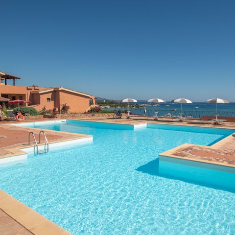 Make a splash in the shared swimming pool