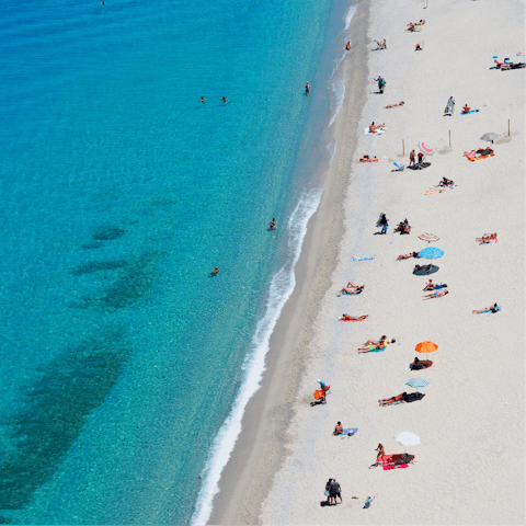 Lounge on the soft sands of Costa Tropical, a thirty-minute drive away