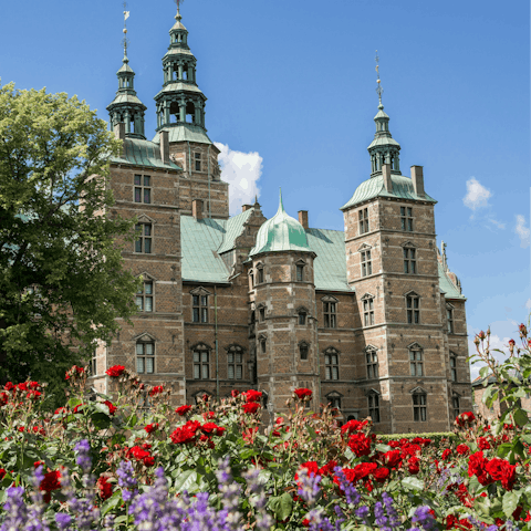 Visit Rosenborg Castle and The King's Garden, moments away
