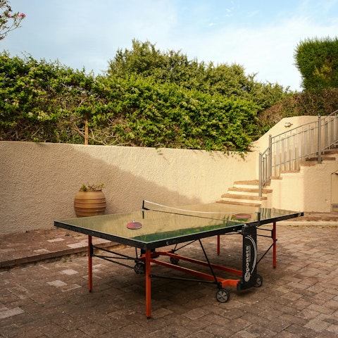 Have a game of table tennis after a day on the beach