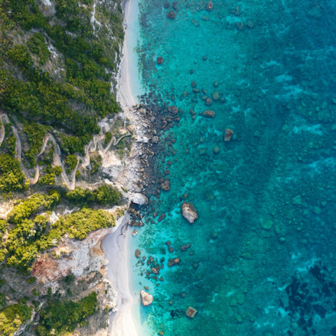 Explore Kefalonia, including Ammes Beach, 1 kilometre away