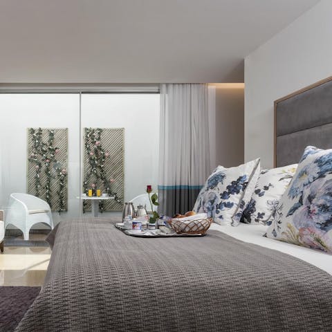 Feel a wonderful state of tranquillity whilst lounging in the bedroom