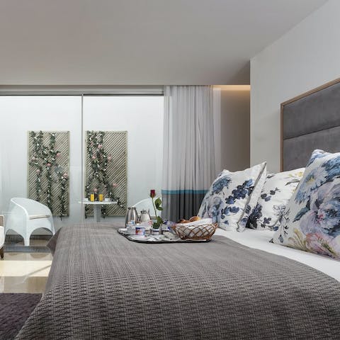 Feel a wonderful state of tranquillity whilst lounging in the bedroom