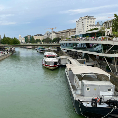 Dine riverside at the Quai D'Austerlitz, 15-minute walk away