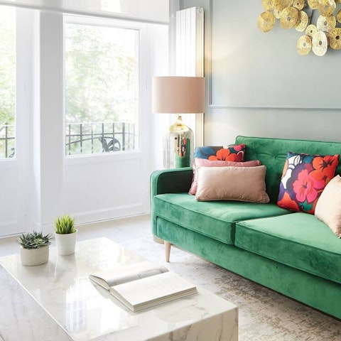 Curl up in a pile of cushions and watch a film