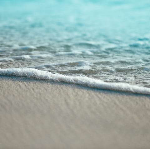 Spend the day at Agia Anna beach, 650m from your door