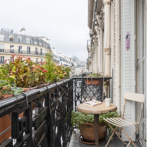 The green balcony with its clear view