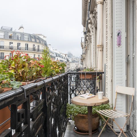 The green balcony with its clear view