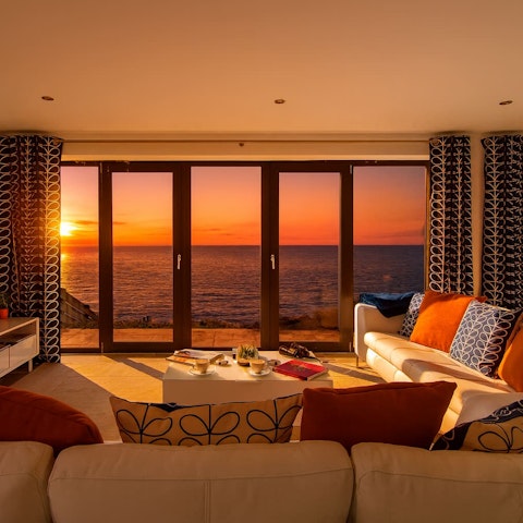 Enjoy a front-row seat to incredible sunsets