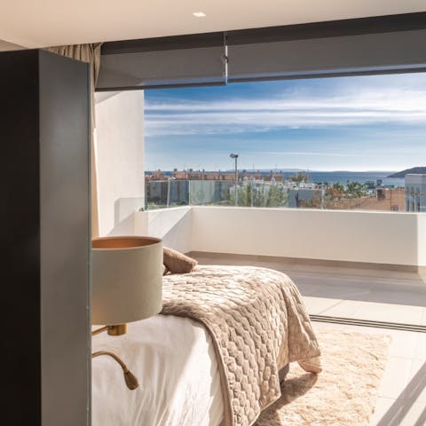 Wake up each morning to sensational sea views