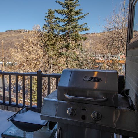 Fire up the grill for an outdoor cooking session