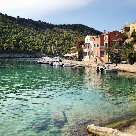 Drive to the idyllic village of Assos in just over fifteen minutes