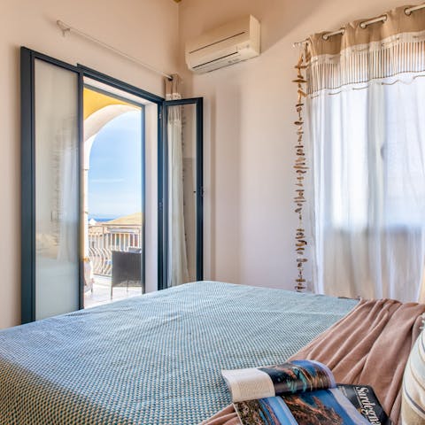 Wake up to sea views