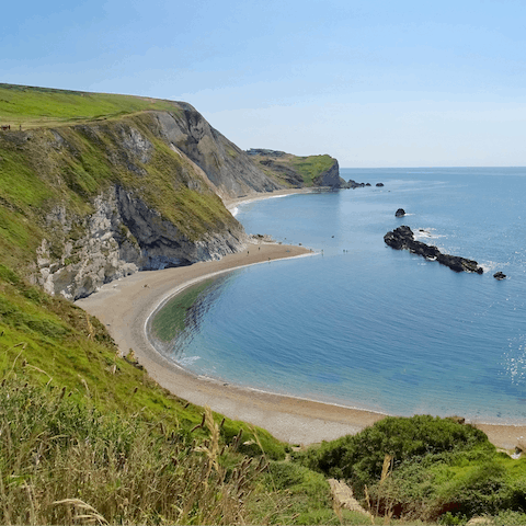 Explore Dorset's famous Jurassic Coast