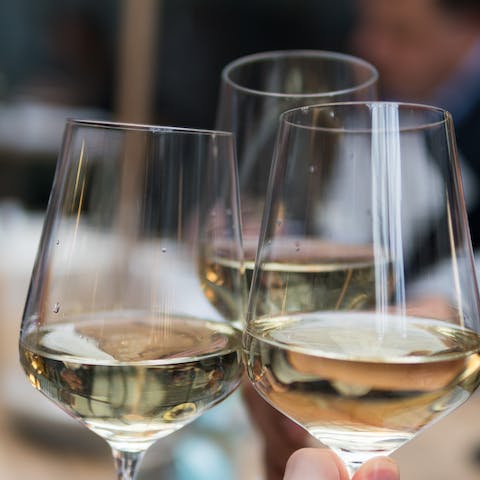 Treat yourself to a wine tasting session, sampling some of the region's renowned sparkling goodness