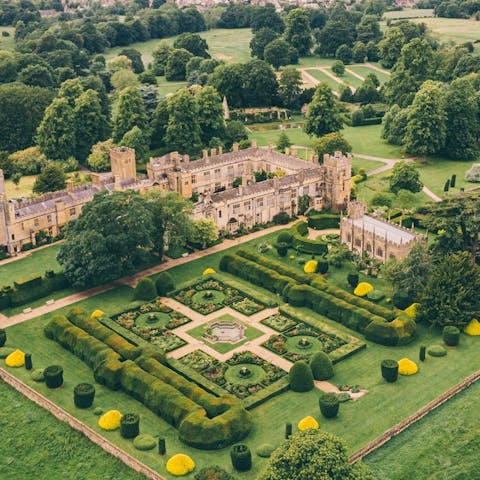 Explore the castle and gardens where King Charles I once took refuge