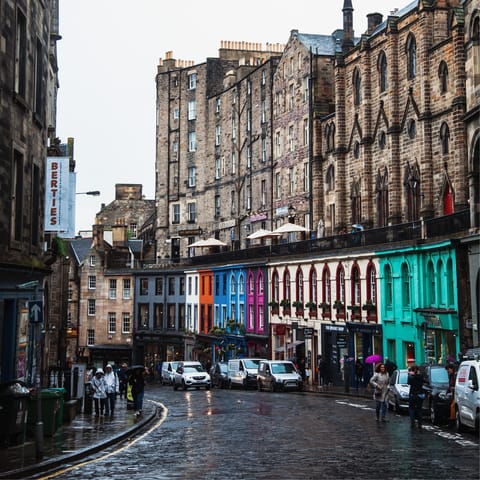 Stay in the heart of the Old Town, next to Victoria Street